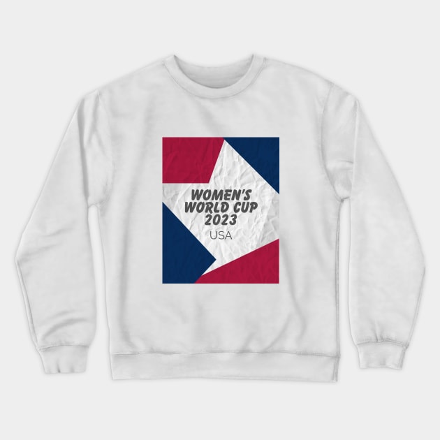 Women’s World Cup 2023 USA Crewneck Sweatshirt by Designedby-E